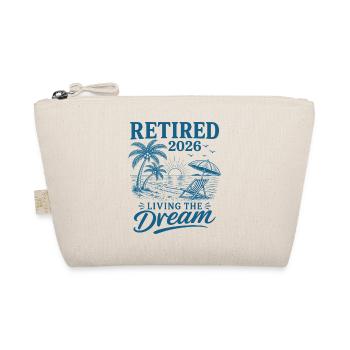 Retired 2026 Living The Dream - Bio-Täschchen - Natur - Vorne