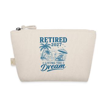 Retired 2027 Living The Dream - Bio-Täschchen - Natur - Vorne