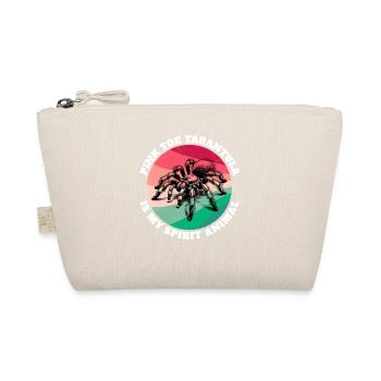 Pinkzeh Rosafuss Tarantel Sprüche - Bio-Täschchen - Natur - Vorne