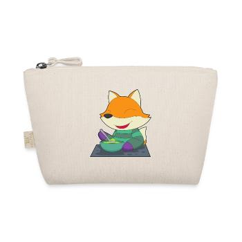 Fuchs Koch Schüssel Kochen - Bio-Täschchen - Natur - Vorne