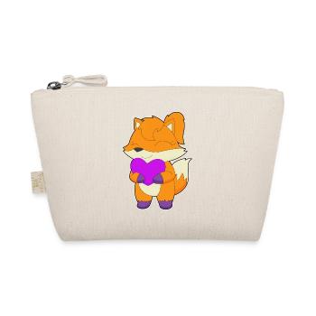 Fuchs Herz - Bio-Täschchen - Natur - Vorne