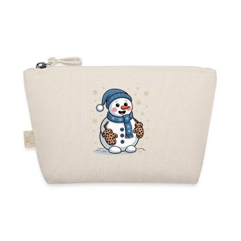 Snowman - Organic Pouch - nature - Front