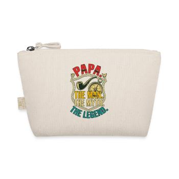 Papa The Man The Myth The Legend Retro - Organic Pouch - nature - Front