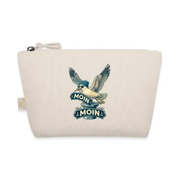 Coole Möwe Moin Moin Norddeutschland - Bio-Täschchen - Natur - Vorne