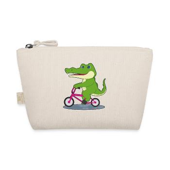Krokodil Fahrrad - Bio-Täschchen - Natur - Vorne