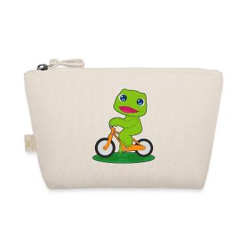 Frosch Fahrrad - Bio-Täschchen - Natur - Vorne