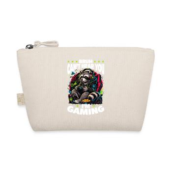 Gamer Gaming Raccoon Video Game - Organic Pouch - nature - Front