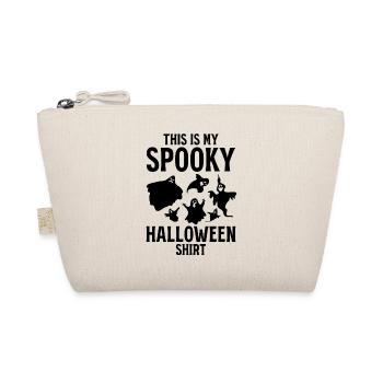 This is my Spooky Halloween Shirt Halloween - Bio-Täschchen - Natur - Vorne
