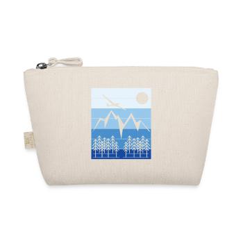Segelflug Landschaft Design - Bio-Täschchen - Natur - Vorne