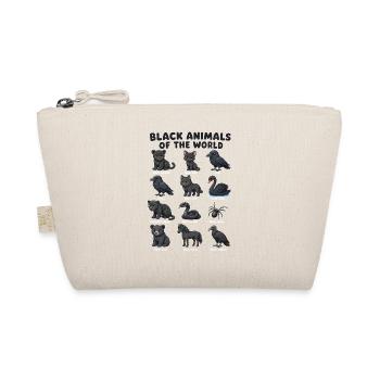 Black animals of the - Organic Pouch - nature - Front