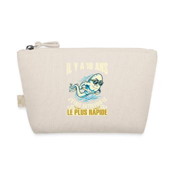 Anniversaire 18 Ans Humour Le Plus Rapide - Trousse biologique - nature - Devant