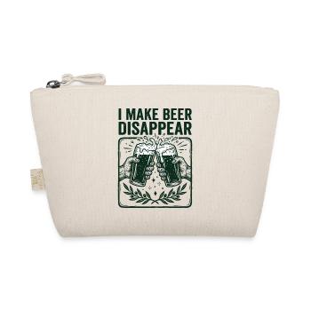 I Make Beer Disappear Craft Beer - Bio-Täschchen - Natur - Vorne