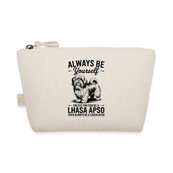Lhasa Apso Sprüche Lustiges Lhasa Apso Geschenk - Bio-Täschchen - Natur - Vorne