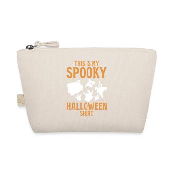 This is my Spooky Halloween Shirt Funny Halloween - Organic Pouch - nature - Front