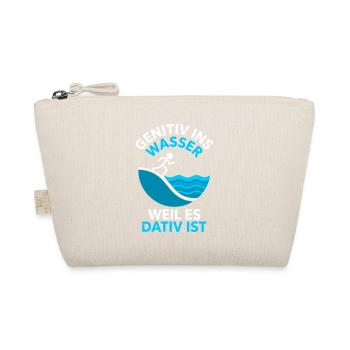 Genitive into the water because it's dative grammar - Organic Pouch - nature - Front