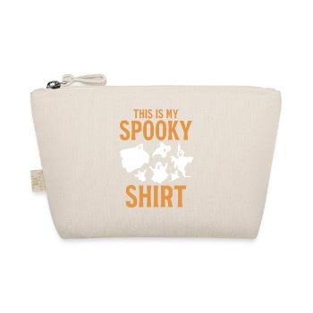 This is my Spooky Shirt Funny Halloween Ghost - Bio-Täschchen - Natur - Vorne