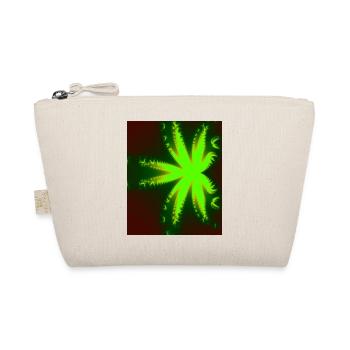 Neon Fractal Star Beam - Organic Pouch - nature - Front
