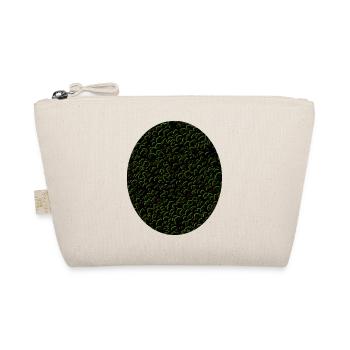 Mossy circle design - Organic Pouch - nature - Front