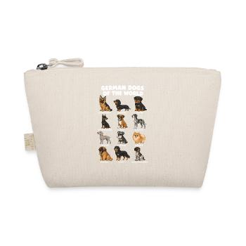 German Dog Breed Chart Cute - Organic Pouch - nature - Front