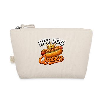 Hot Dog Queen Krone Streetfood Liebhaberin - Bio-Täschchen - Natur - Vorne