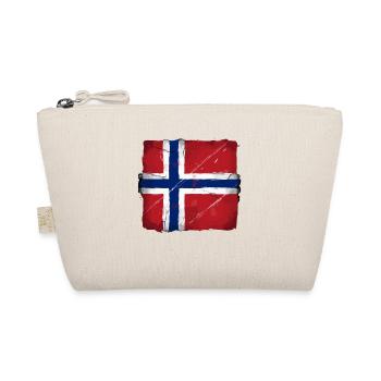 Norwegen Flagge Skandinavien Norwegen Fan - Bio-Täschchen - Natur - Vorne