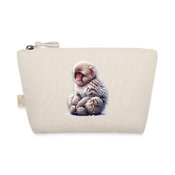 Snow Monkey - Organic Pouch - nature - Front