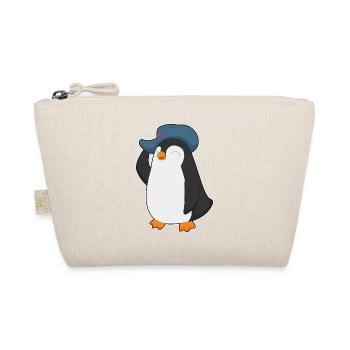 Penguin Hat - Organic Pouch - nature - Front