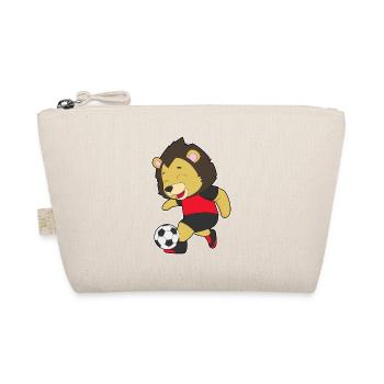 Lion Joueur de Football Football - Trousse biologique - nature - Devant