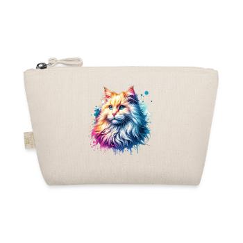 Motif du chat angora turc - Trousse biologique - nature - Devant