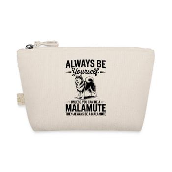 Alaskan Malamute Sayings Alaskan Malamute Gift - Organic Pouch - nature - Front