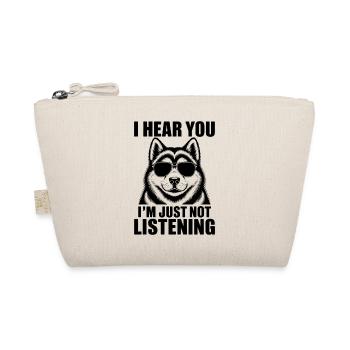 Alaskan Malamute Sayings Alaskan Malamute Gift - Organic Pouch - nature - Front