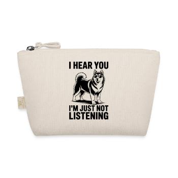 Alaskan Malamute Sayings Alaskan Malamute Gift - Organic Pouch - nature - Front