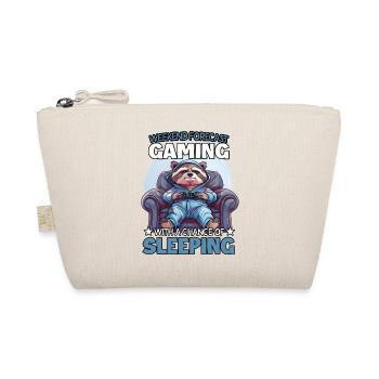 Raccoon gamers in sleep mode - Organic Pouch - nature - Front