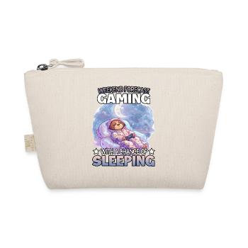 Weekend Gaming Sleep Mode Sloth - Organic Pouch - nature - Front