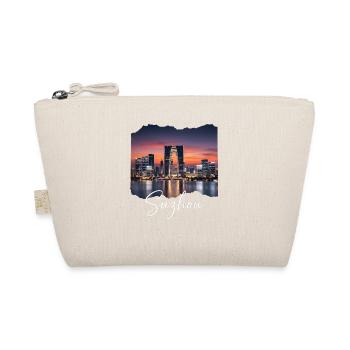 Suzhou Skyline Sunset Script - Organic Pouch - nature - Front
