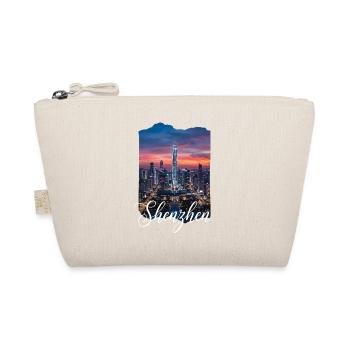 Shenzhen Skyline Evening Light - Organic Pouch - nature - Front