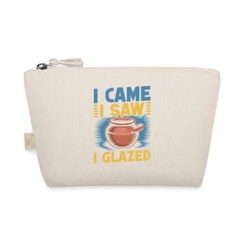 Gifts For Pottery Makers Came Saw Glazed Pottery - Organic Pouch - nature - Front