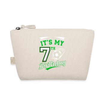 Its My 7th Birthday Soccer Boys 7 Years Birthday 7 - Organic Pouch - nature - Front