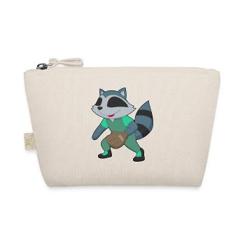 Raccoon Baseball Baseball Glove - Organic Pouch - nature - Front