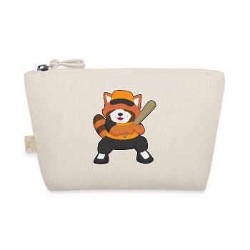 Red Panda Baseball Baseball Bat - Organic Pouch - nature - Front