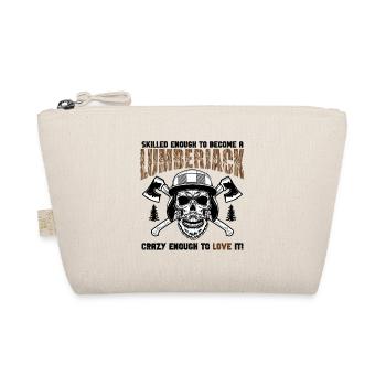 Lumberjack Skull Axes - Organic Pouch - nature - Front