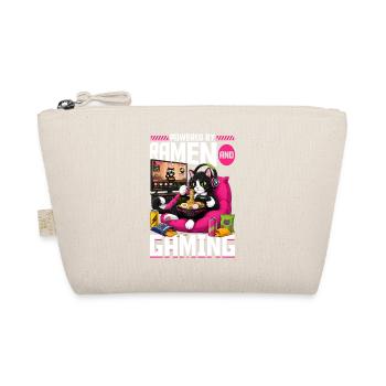 Gamer Gaming Cat Ramen Video Game - Organic Pouch - nature - Front