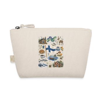 Finland | Lakes, sauna & northern lights - Organic Pouch - nature - Front