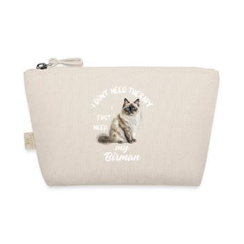 Birman Cat Therapy - Organic Pouch - nature - Front