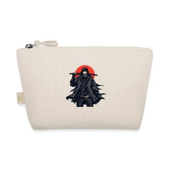 Dark cape fighter with baton - Organic Pouch - nature - Front