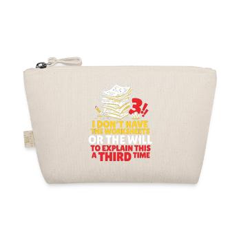 No More Explanations Meme - Organic Pouch - nature - Front