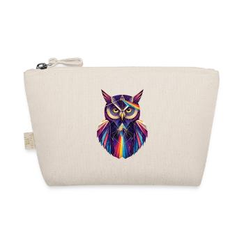 Spectral Owl Prism and Optics Illustration - Organic Pouch - nature - Front