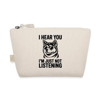 Akita Sayings Dogs Funny Akita Gift - Organic Pouch - nature - Front