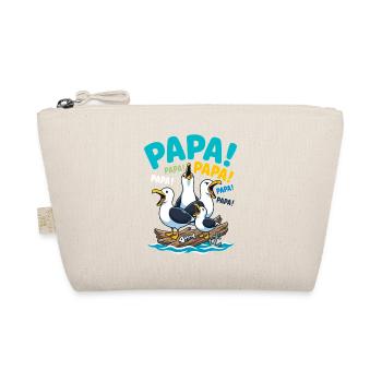 Daddy Seagulls Humor Father's Day - Organic Pouch - nature - Front