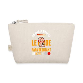 Mode Papa Débutant Activé Futur Papa - Trousse biologique - nature - Devant